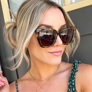 Diff becky IV polarized sunglasses l brown gradient lens l